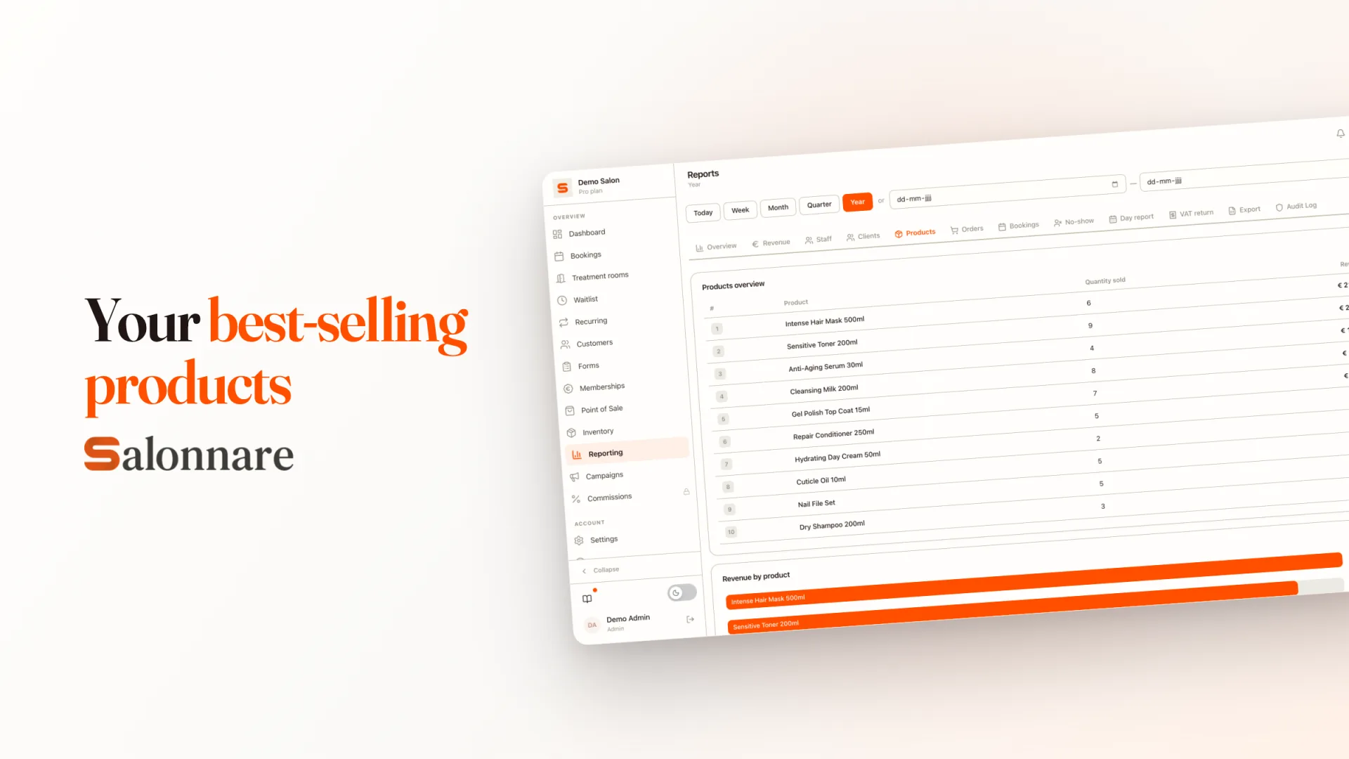 Bestsellers at a glance