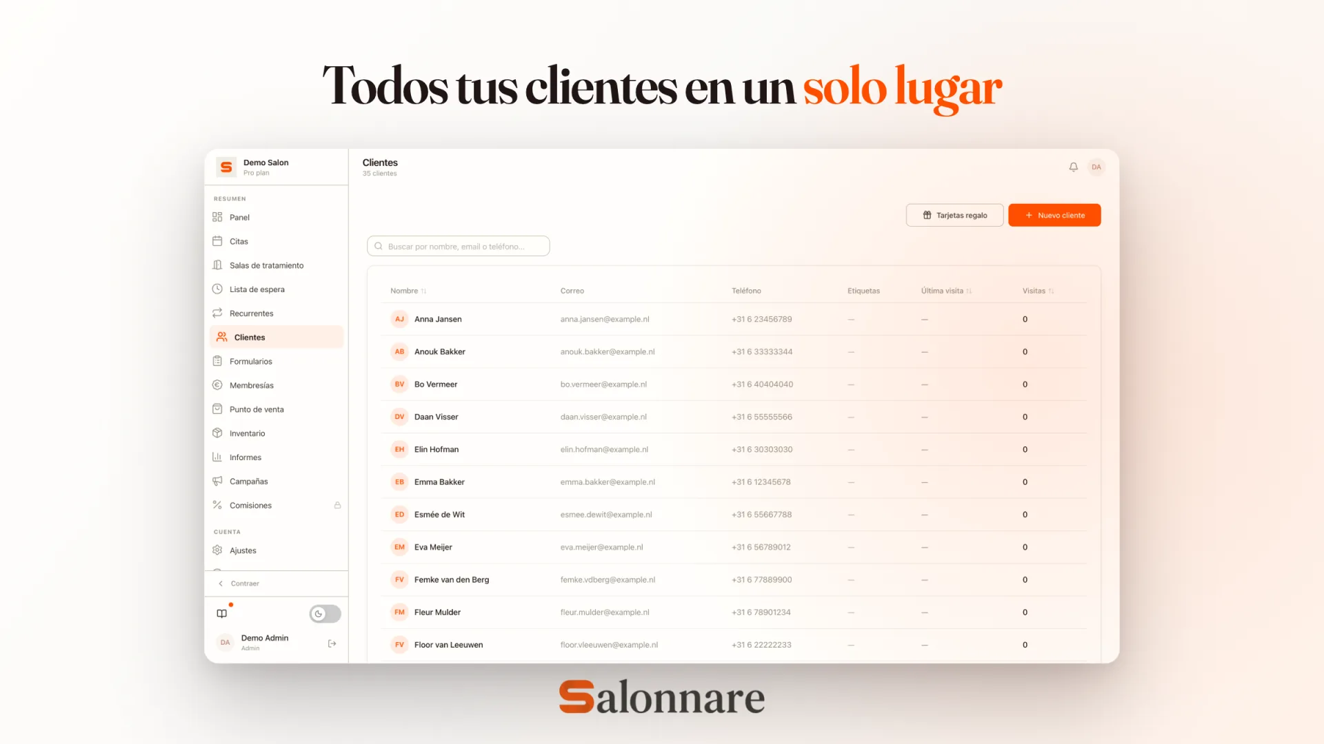 Todos tus clientes en un solo lugar