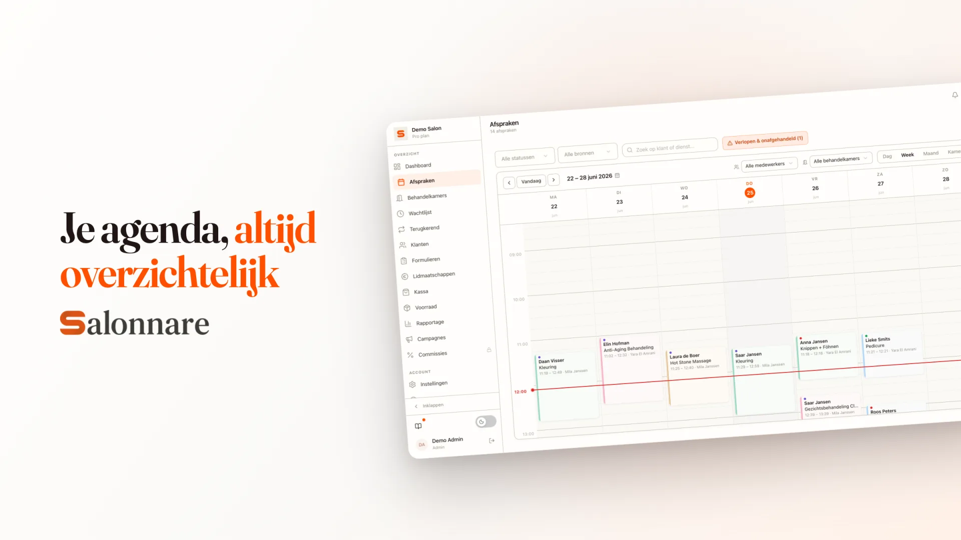 Sleep afspraken om te verplaatsen